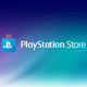 A PlayStation Store logo appears next to a shopping bag featuring the PlayStation icon amid a color background.